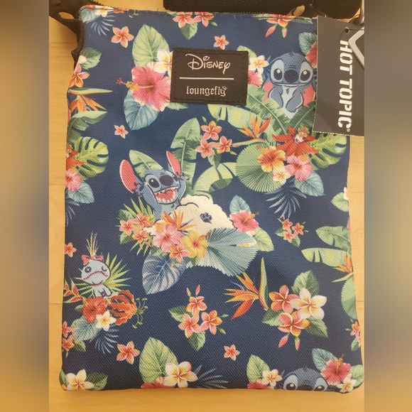 Disney Loungefly Lilo And Stitch Tropical Passport Crossbody Purse Bag - Picture 3 of 7
